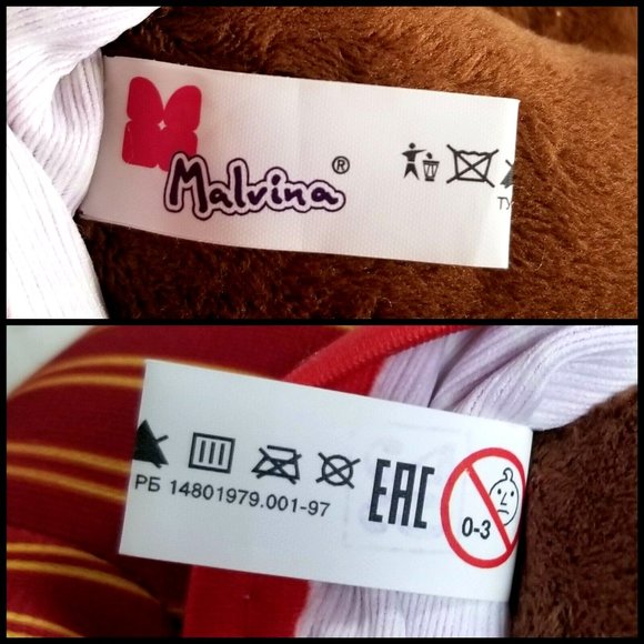 MALVINA Plush Dog Belarus Stuffed Animal w Stand 16 inch Toy Ethnic - Picture 10 of 11